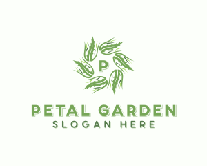 Organic Vegan Garden logo design