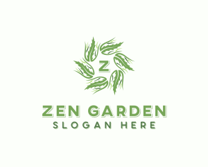 Organic Vegan Garden logo design