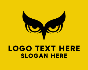 Beak - Night Owl Bird logo design