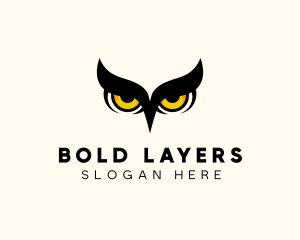 Night Owl Bird logo design