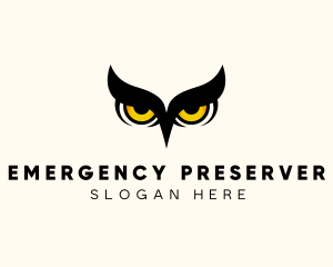 Night Owl Bird logo design