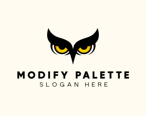 Night Owl Bird logo design