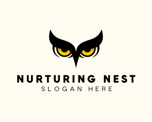 Night Owl Bird logo design