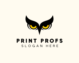 Night Owl Bird logo design