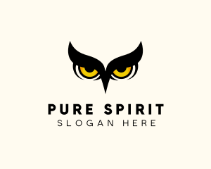 Night Owl Bird logo design