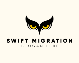 Night Owl Bird logo design