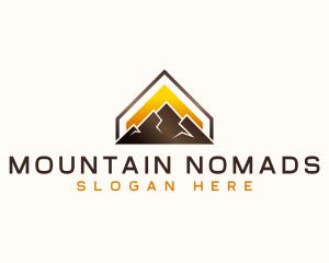 Mountain Summit Peak logo design