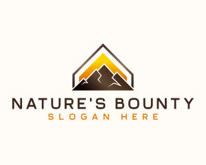 Mountain Summit Peak logo design