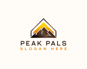 Mountain Summit Peak logo design