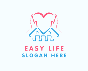 Heart Shelter Charity logo design