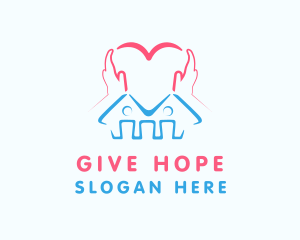 Heart Shelter Charity logo design