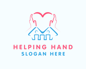 Heart Shelter Charity logo design