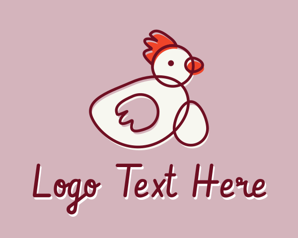 Egg logo example 1