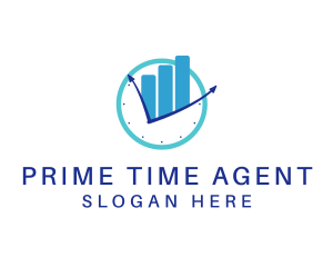 Finance Time Management logo design