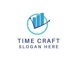 Finance Time Management logo design