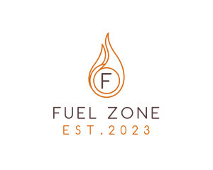 Fire Heating Sustainable Energy logo design