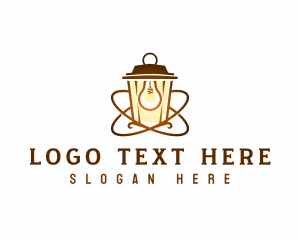 Lightbulb Lantern Lamp logo