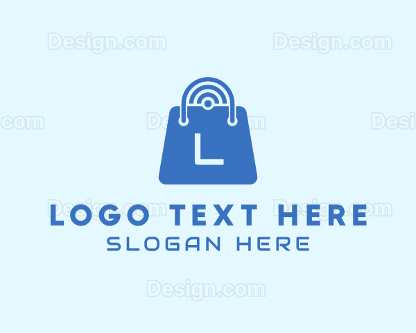 Internet Shopping Bag Logo