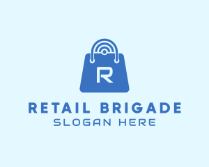 Internet Shopping Bag logo design