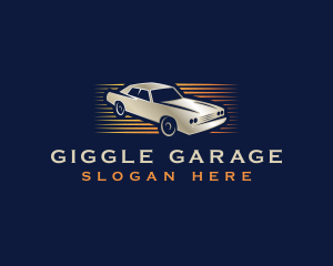 Car Rental Garage logo design