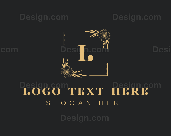 Floral Luxury Cosmetics Logo