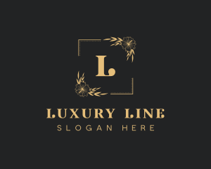 Floral Luxury Cosmetics logo design