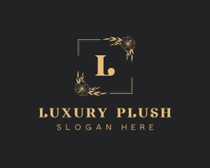 Floral Luxury Cosmetics logo design