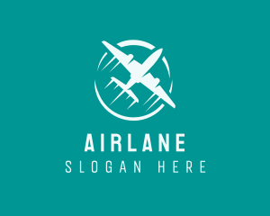 Airplane Travel Tour logo