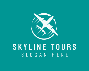 Airplane Travel Tour logo