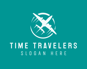 Airplane Travel Tour logo design