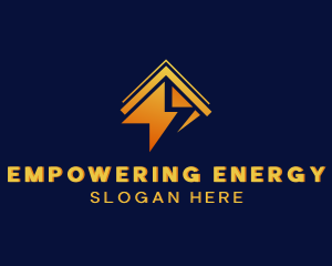 Lightning House Electrical logo design