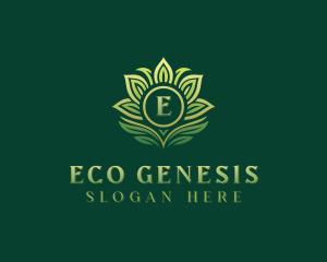 Eco Wellness Garden logo design