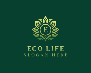 Eco Wellness Garden logo design