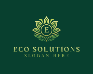 Eco Wellness Garden logo design