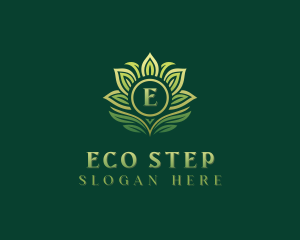 Eco Wellness Garden logo design