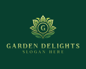 Eco Wellness Garden logo design