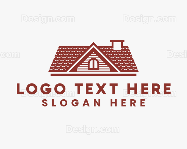 House Roofing Property Logo