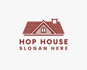 House Roofing Property logo design