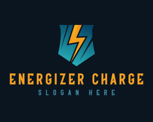 Lightning Shield Energy logo design