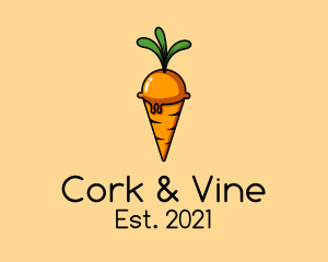 Carrot Ice Cream  logo design