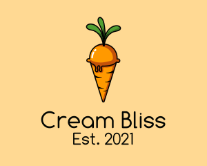Carrot Ice Cream  logo design
