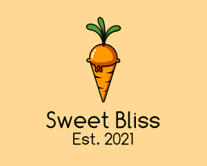 Carrot Ice Cream  logo design