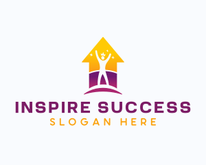 Leader Achievement Success logo design