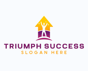 Leader Achievement Success logo design