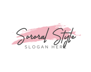 Fashion Watercolor Style logo design