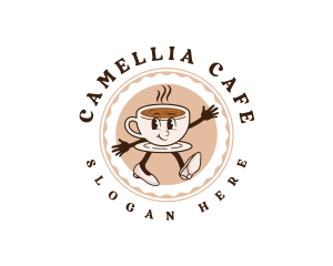 Cute Coffee Cafe logo design