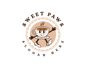 Cute Coffee Cafe logo design