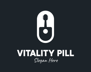 Monochromatic Guitar Pill logo