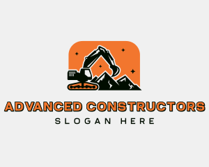 Demolition Contractor Engineer logo design