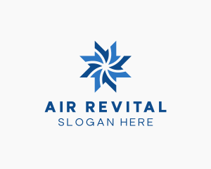 Star Cooling Air Conditioning  logo design